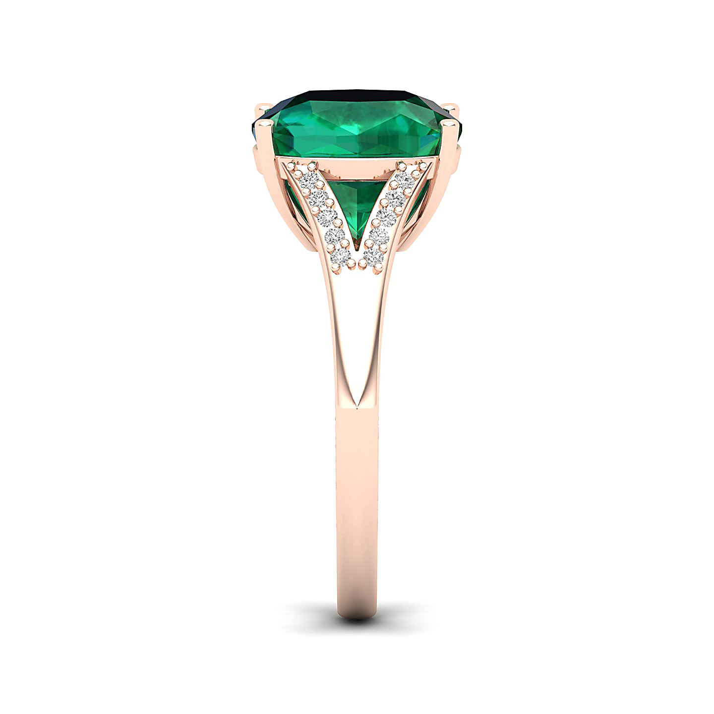 The Resplendent Emerald Gold Ring