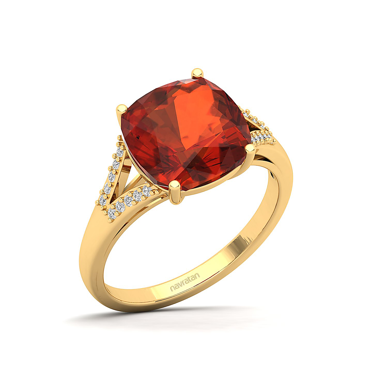 The Resplendent Hessonite Gold Ring