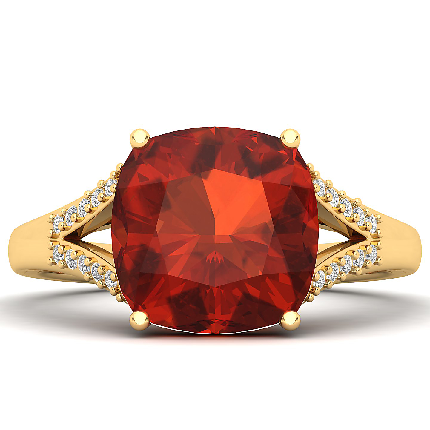 The Resplendent Hessonite Gold Ring