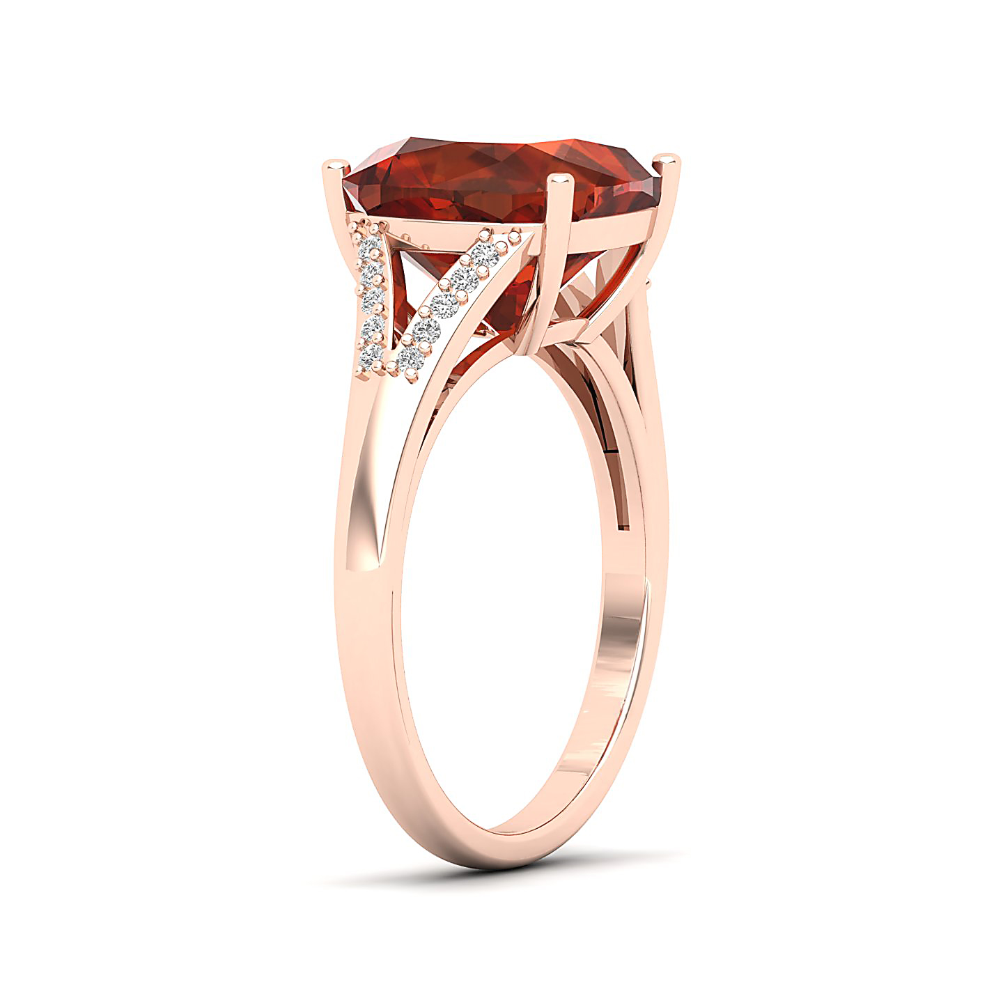 The Resplendent Hessonite Gold Ring