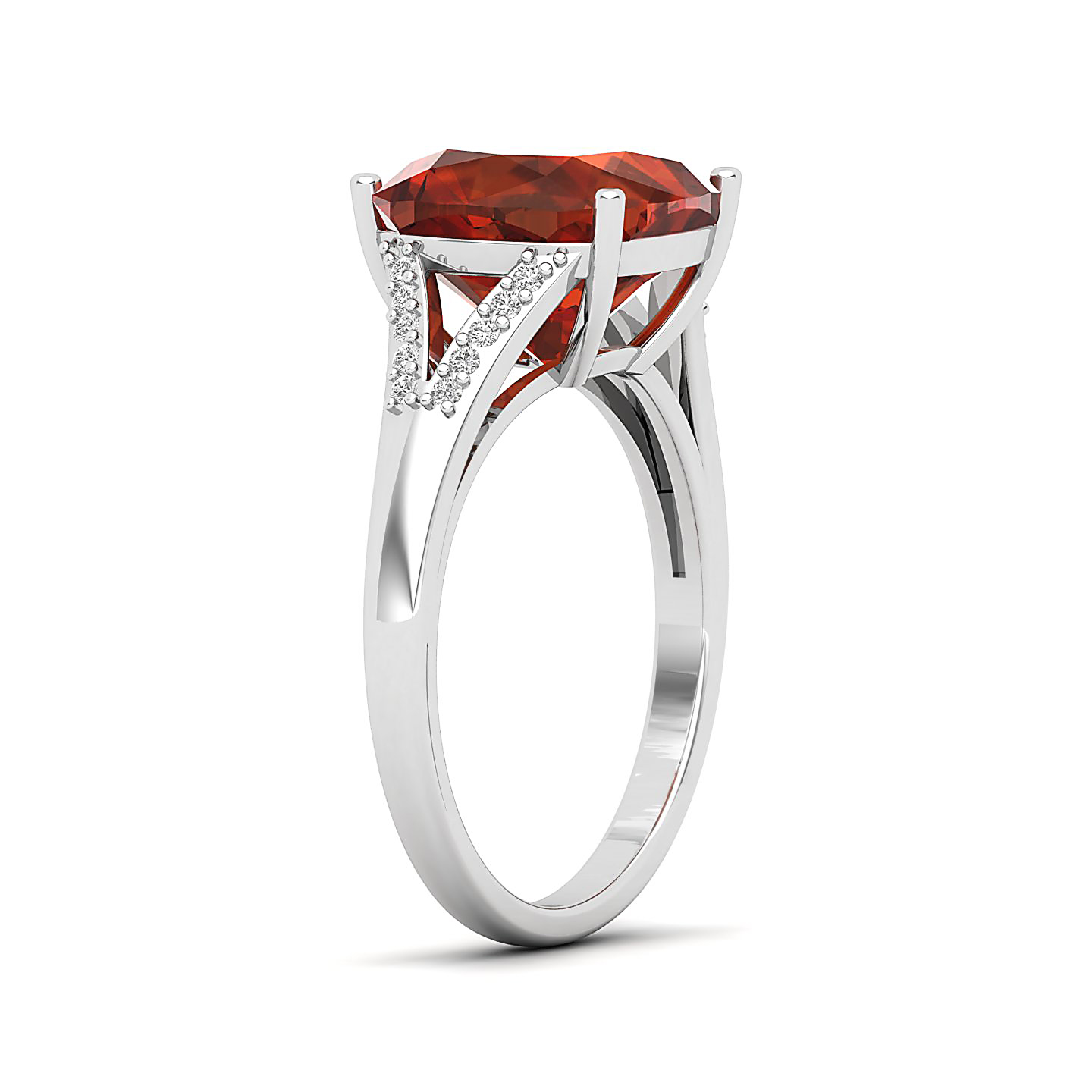The Resplendent Hessonite Gold Ring