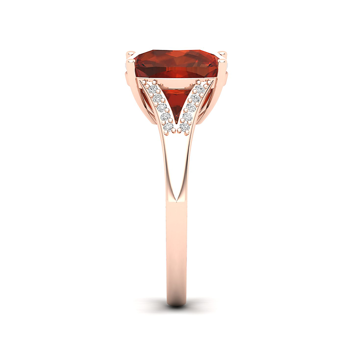 The Resplendent Hessonite Gold Ring