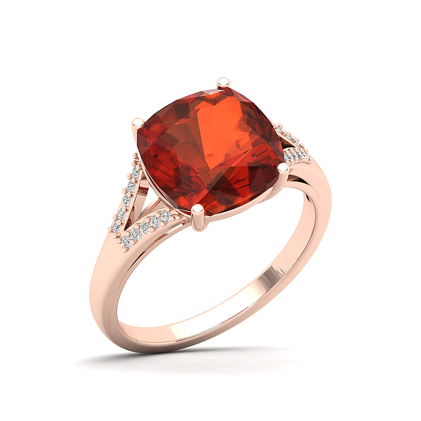 The Resplendent Hessonite Gold Ring
