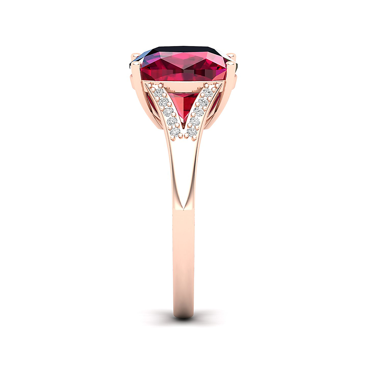 The Resplendent Ruby Gold Ring