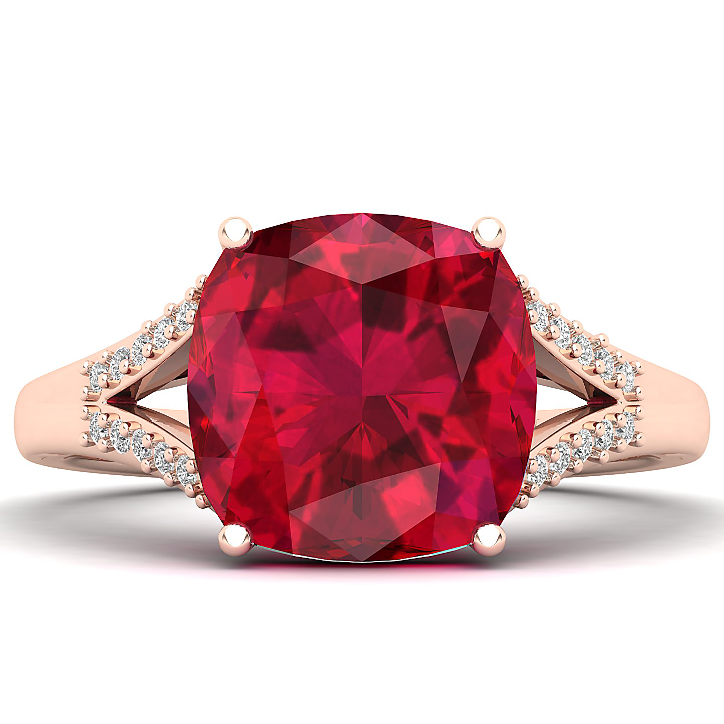 The Resplendent Ruby Gold Ring