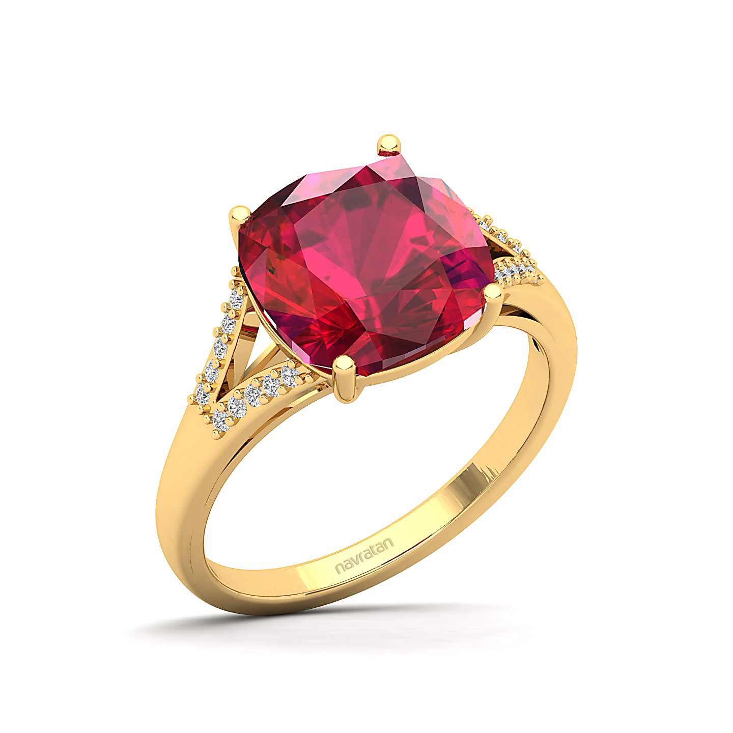 The Resplendent Ruby Gold Ring