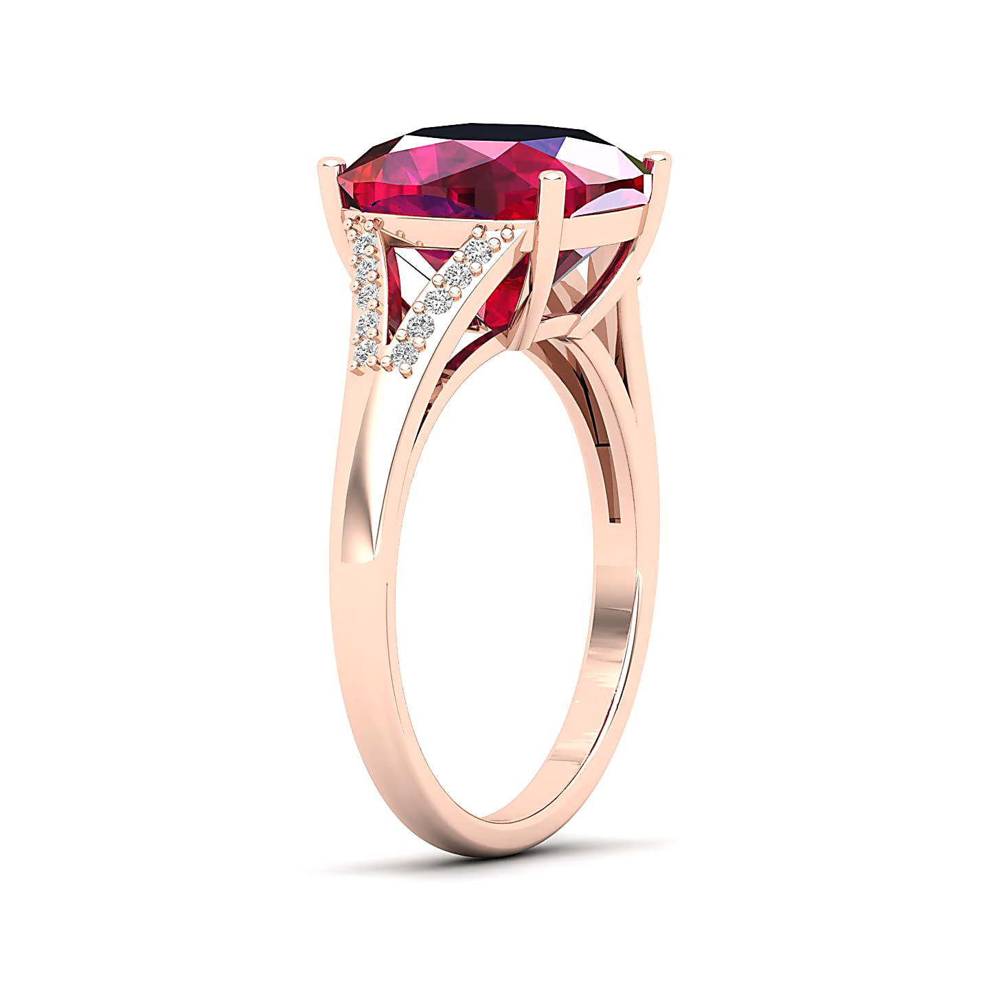 The Resplendent Ruby Gold Ring