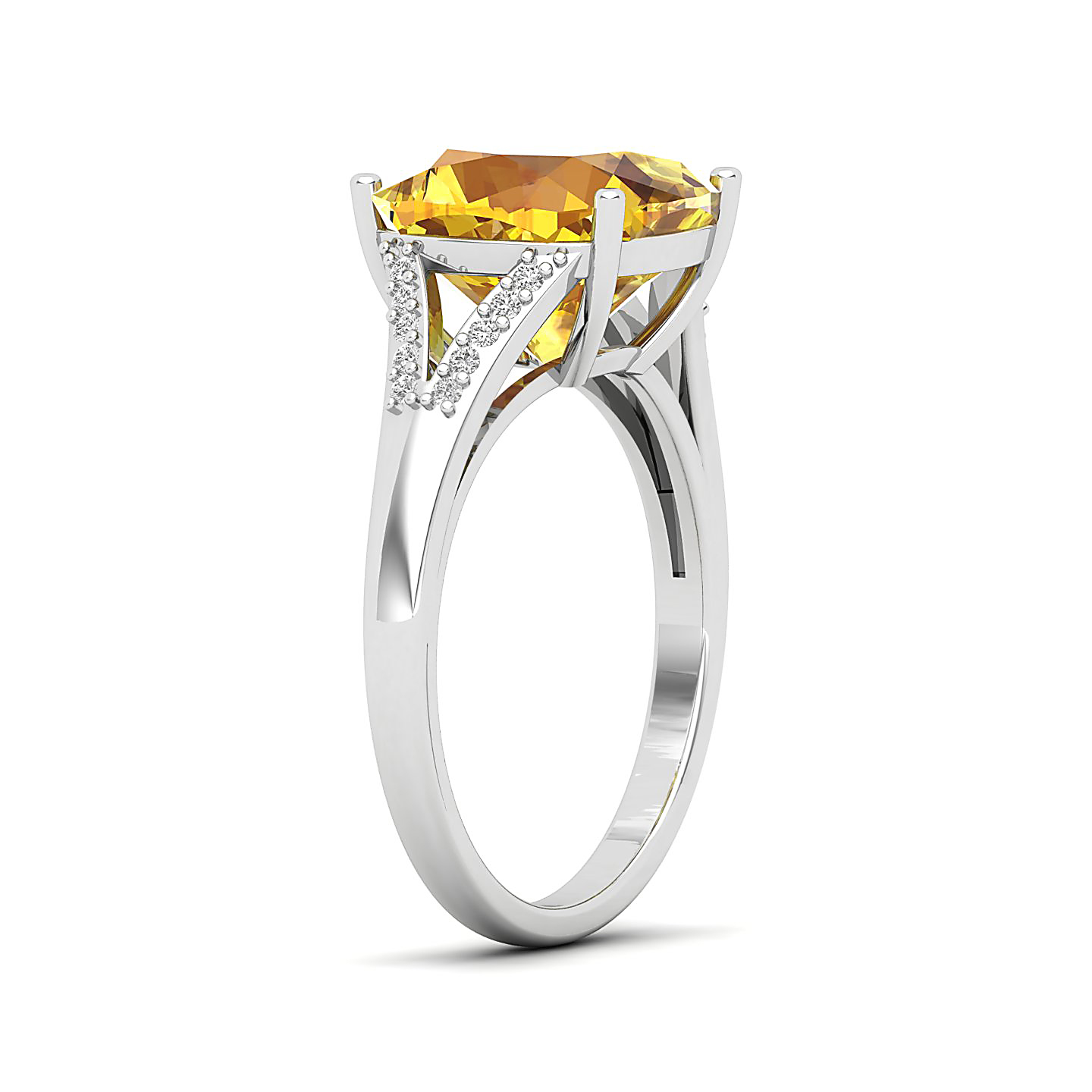 The Resplendent Yellow Sapphire Gold Ring