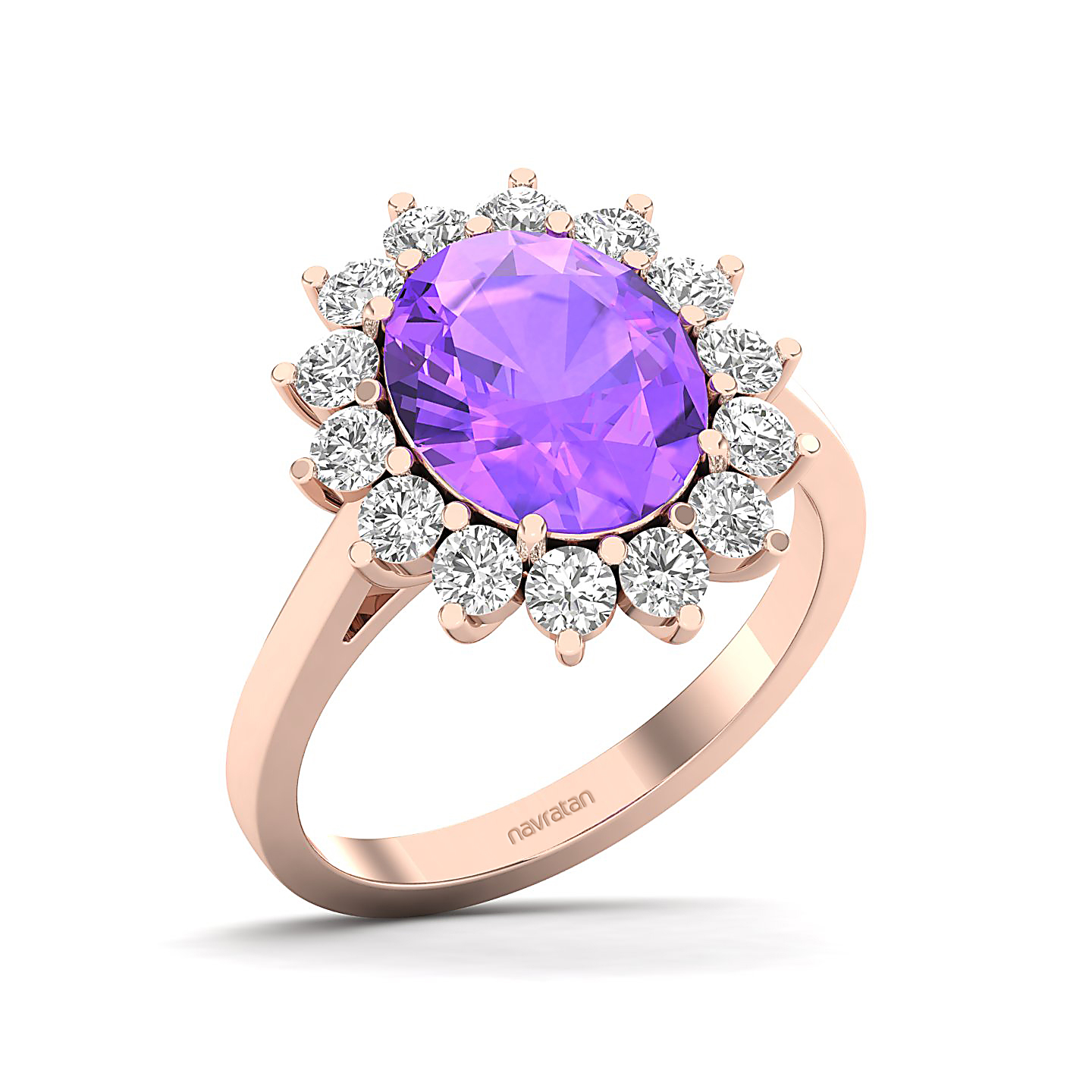 The Shining Amethyst Gold Ring