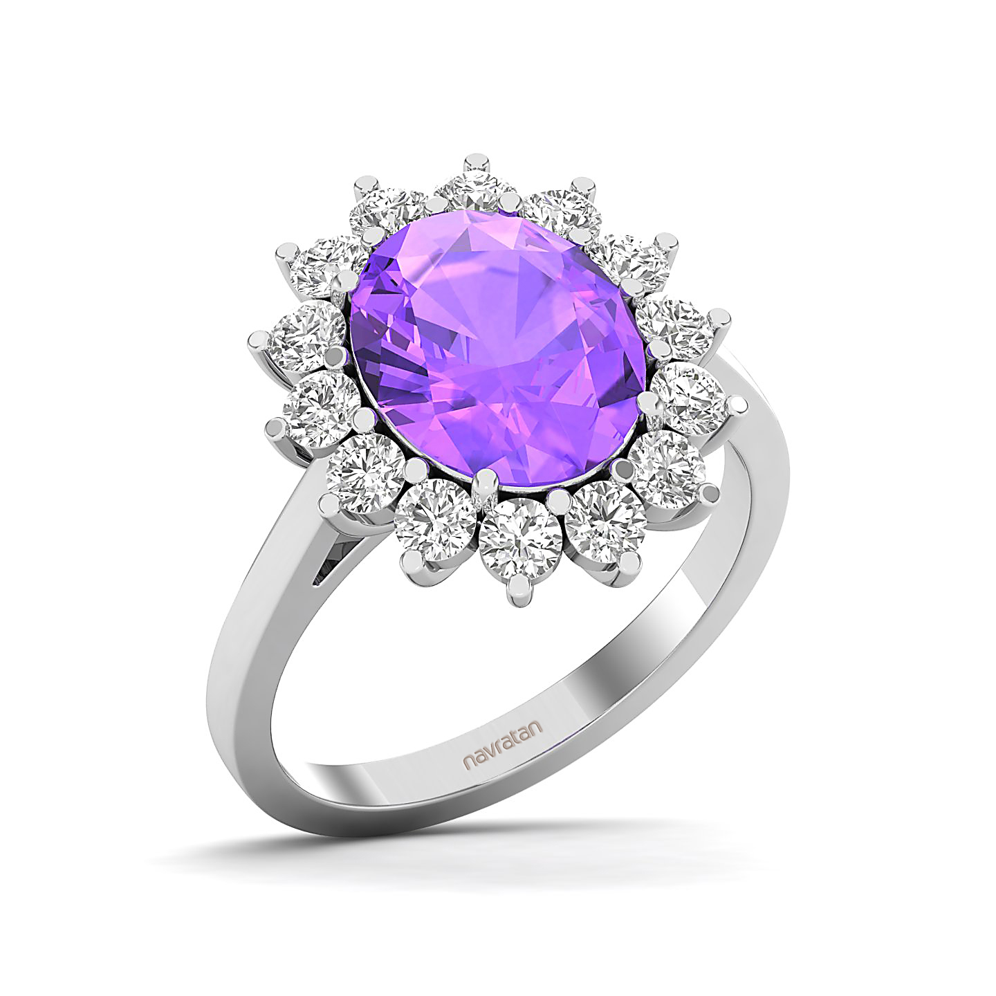 The Shining Amethyst Gold Ring