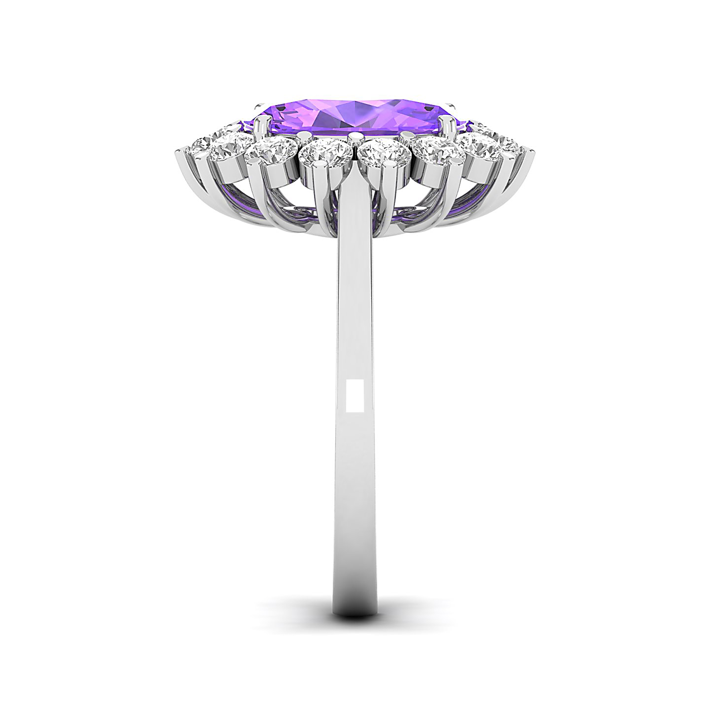 The Shining Amethyst Gold Ring