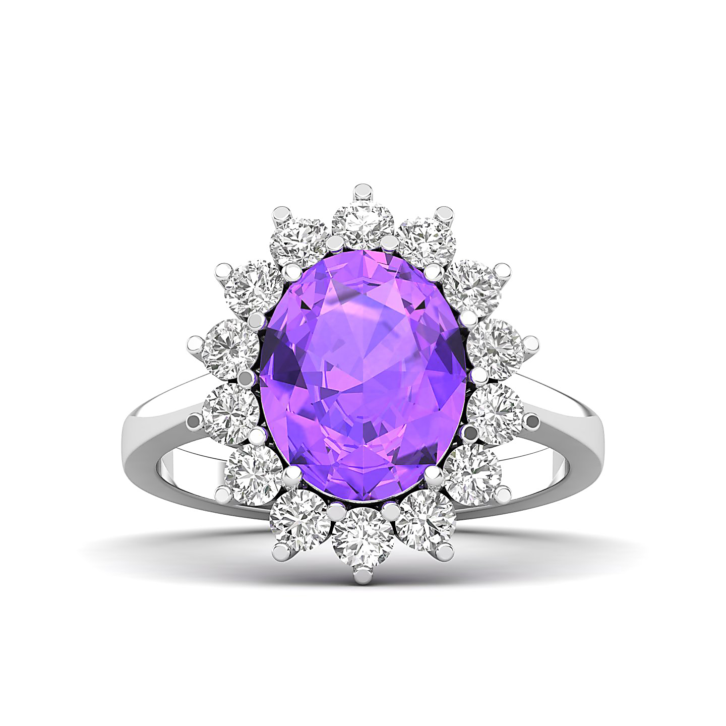 The Shining Amethyst Gold Ring