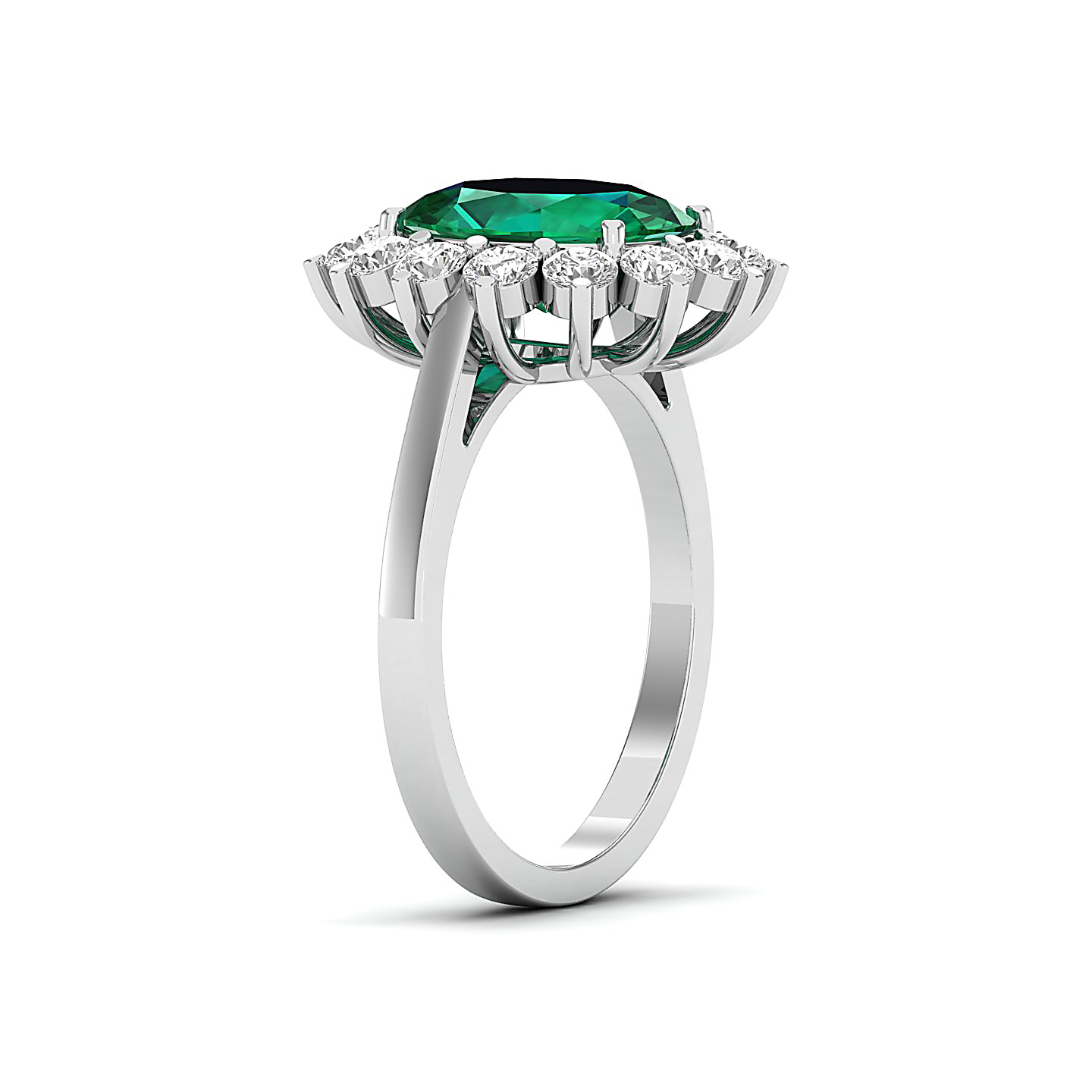 The Shining Emerald Gold Ring