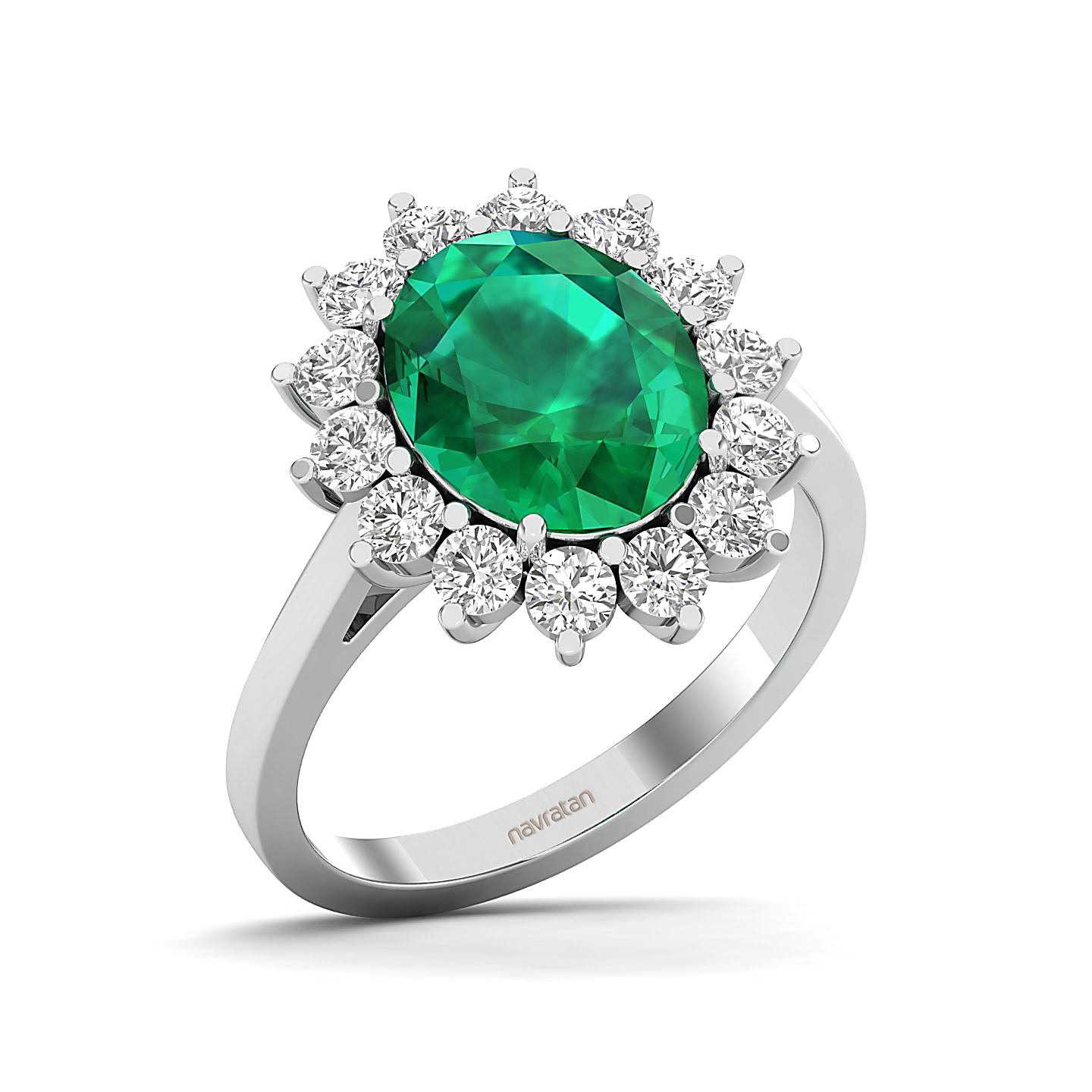 The Shining Emerald Gold Ring