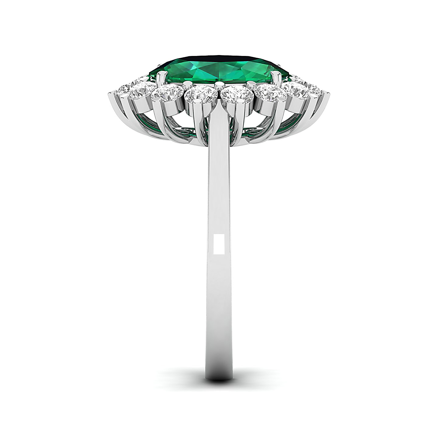 The Shining Emerald Gold Ring