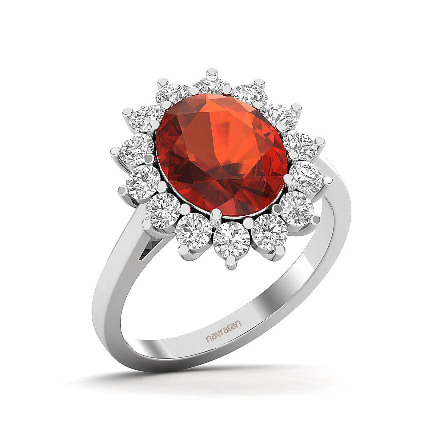 The Shining Hessonite Gold Ring