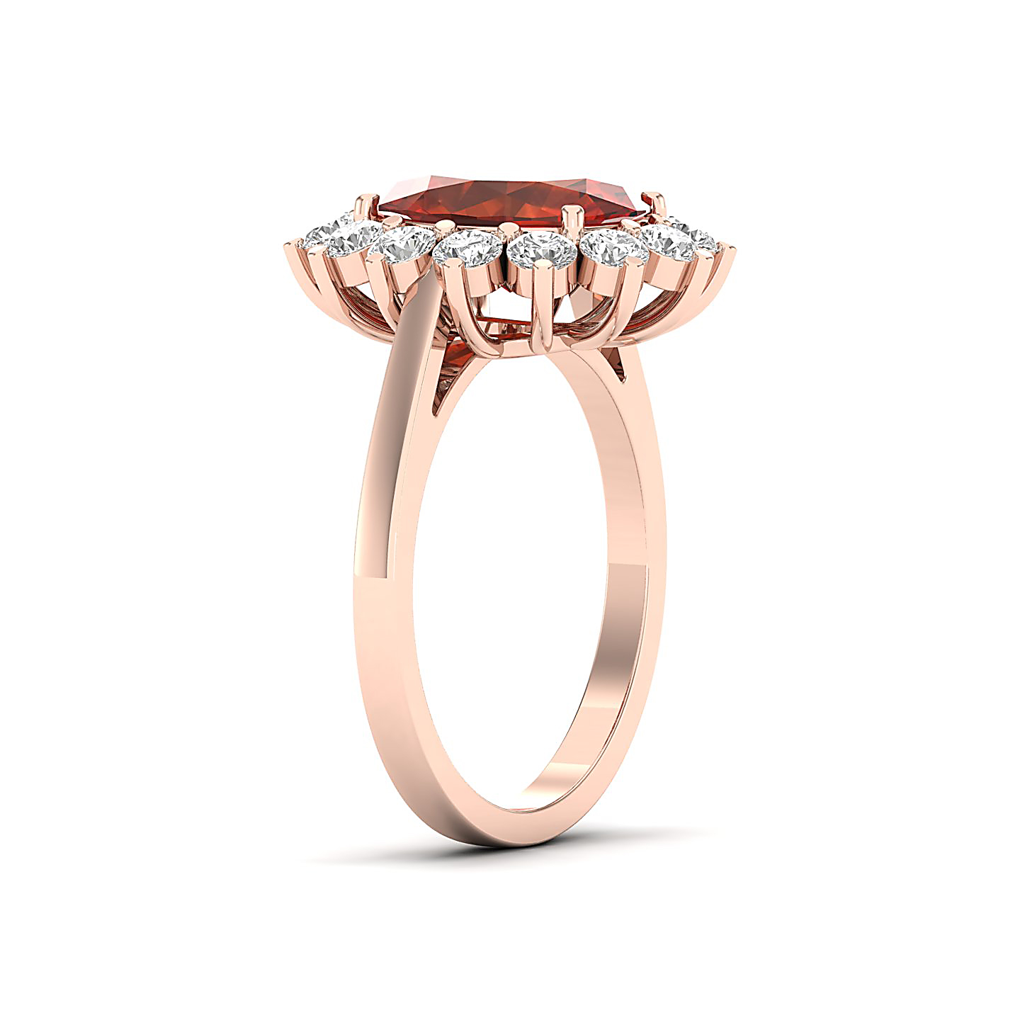 The Shining Hessonite Gold Ring