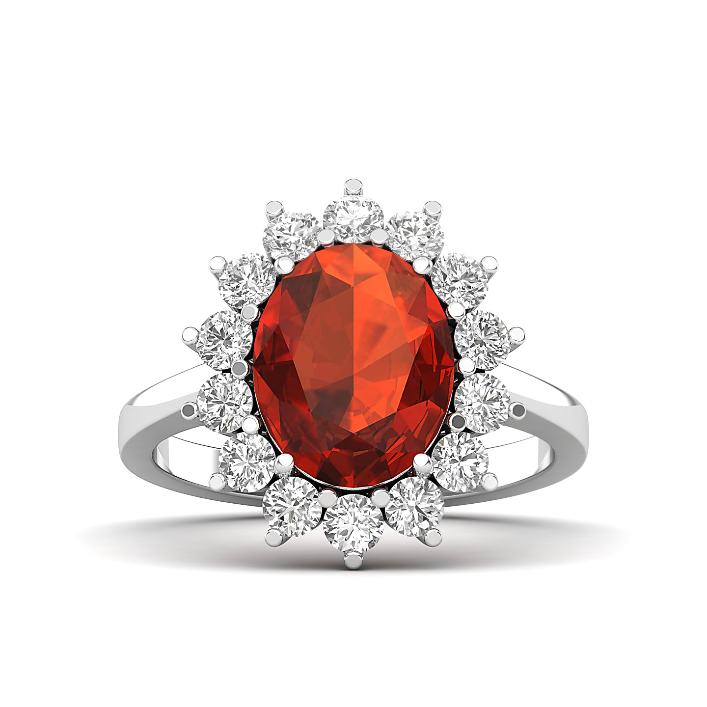 The Shining Hessonite Gold Ring