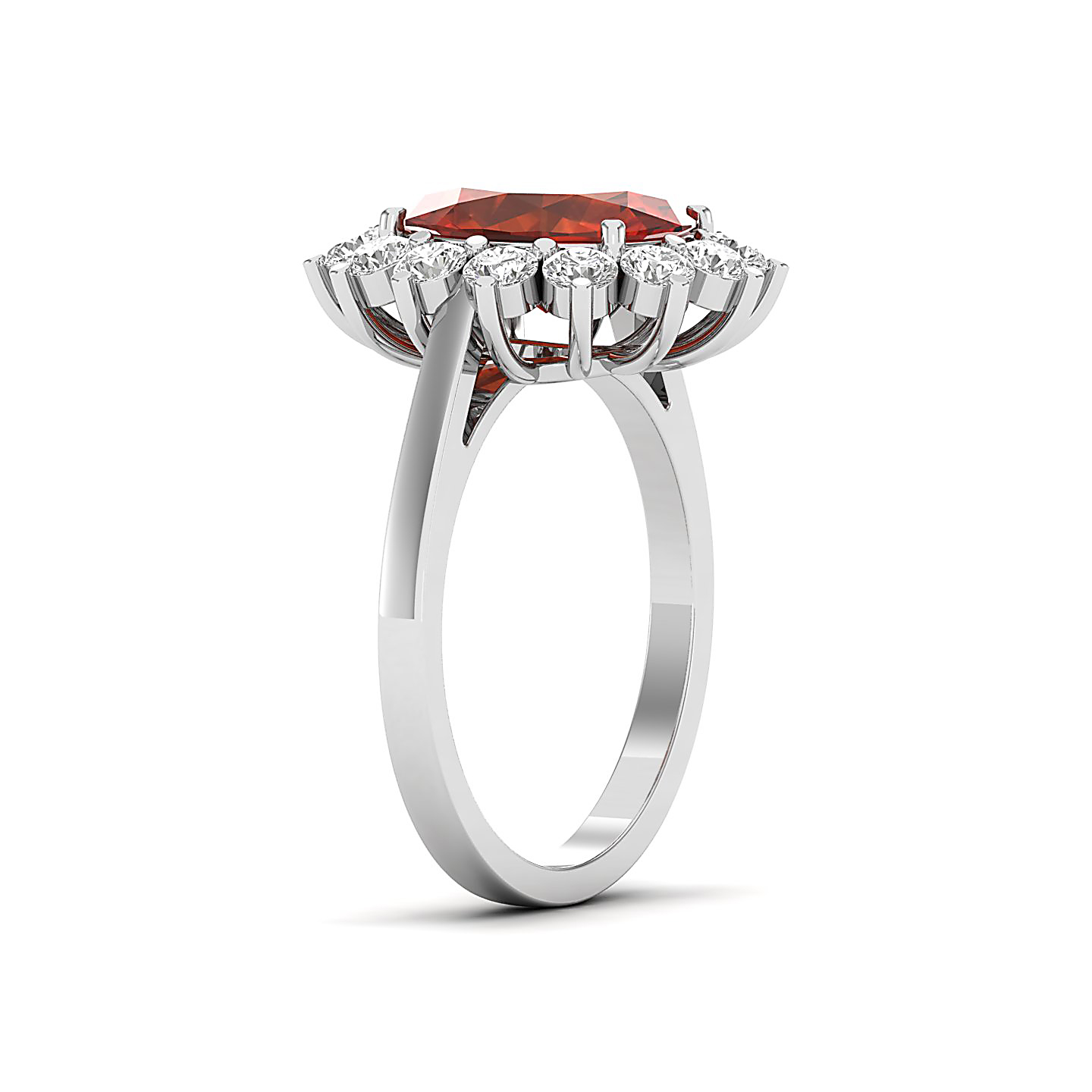 The Shining Hessonite Gold Ring