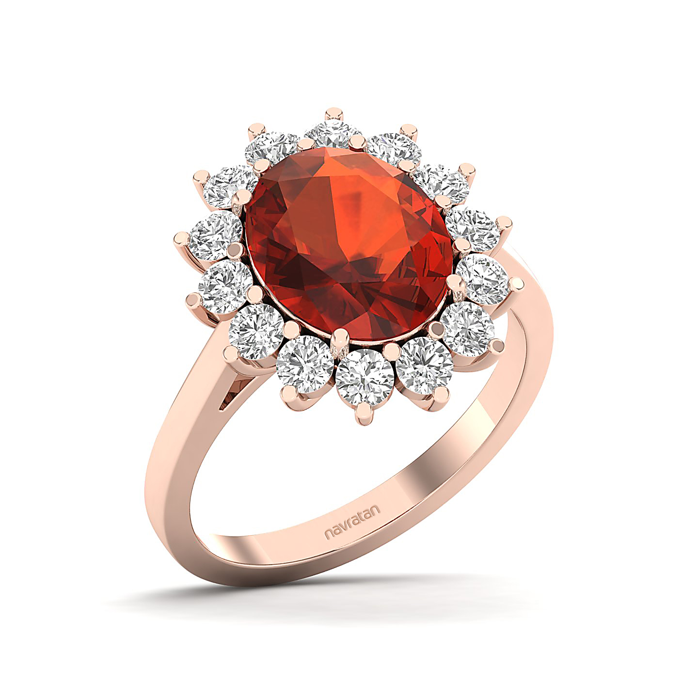 The Shining Hessonite Gold Ring