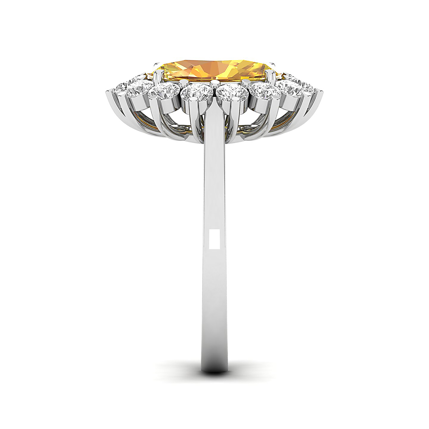 The Shining Yellow Sapphire Gold Ring