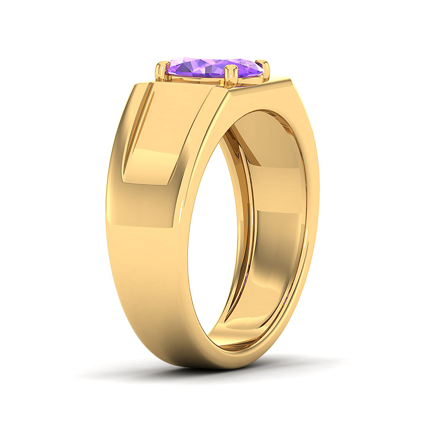 The Splendour Amethyst Gold Ring
