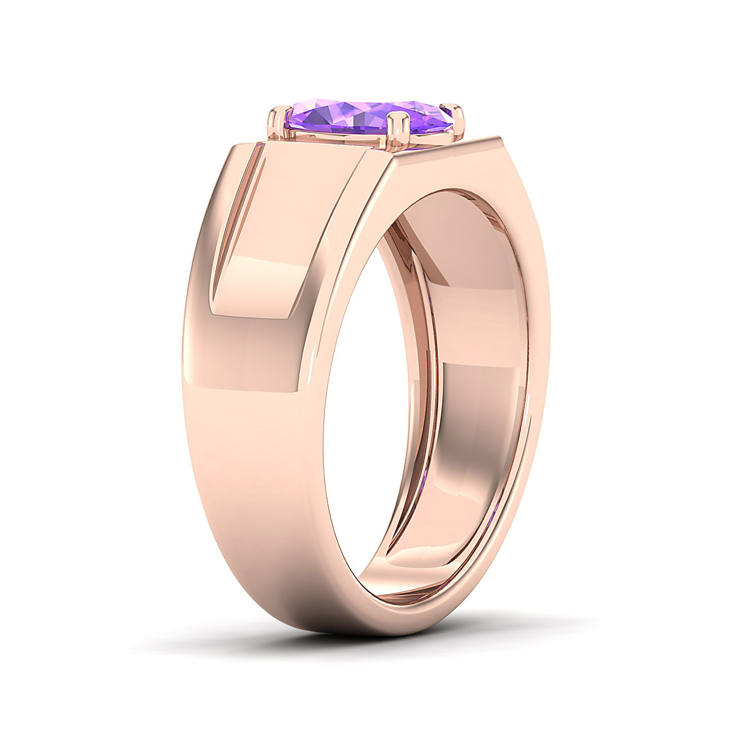 The Splendour Amethyst Gold Ring