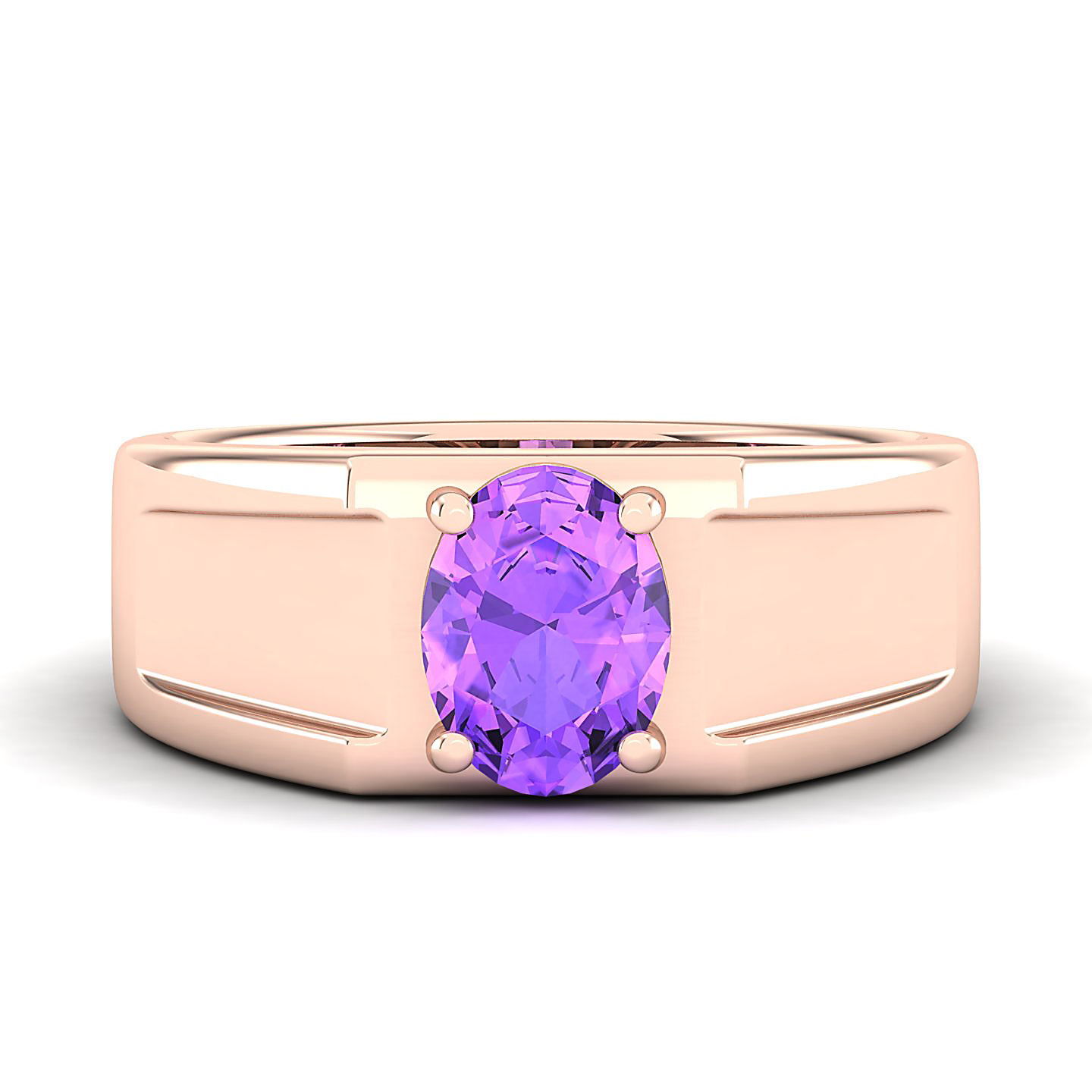 The Splendour Amethyst Gold Ring