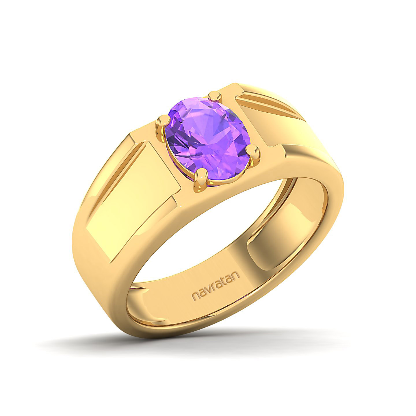 The Splendour Amethyst Gold Ring