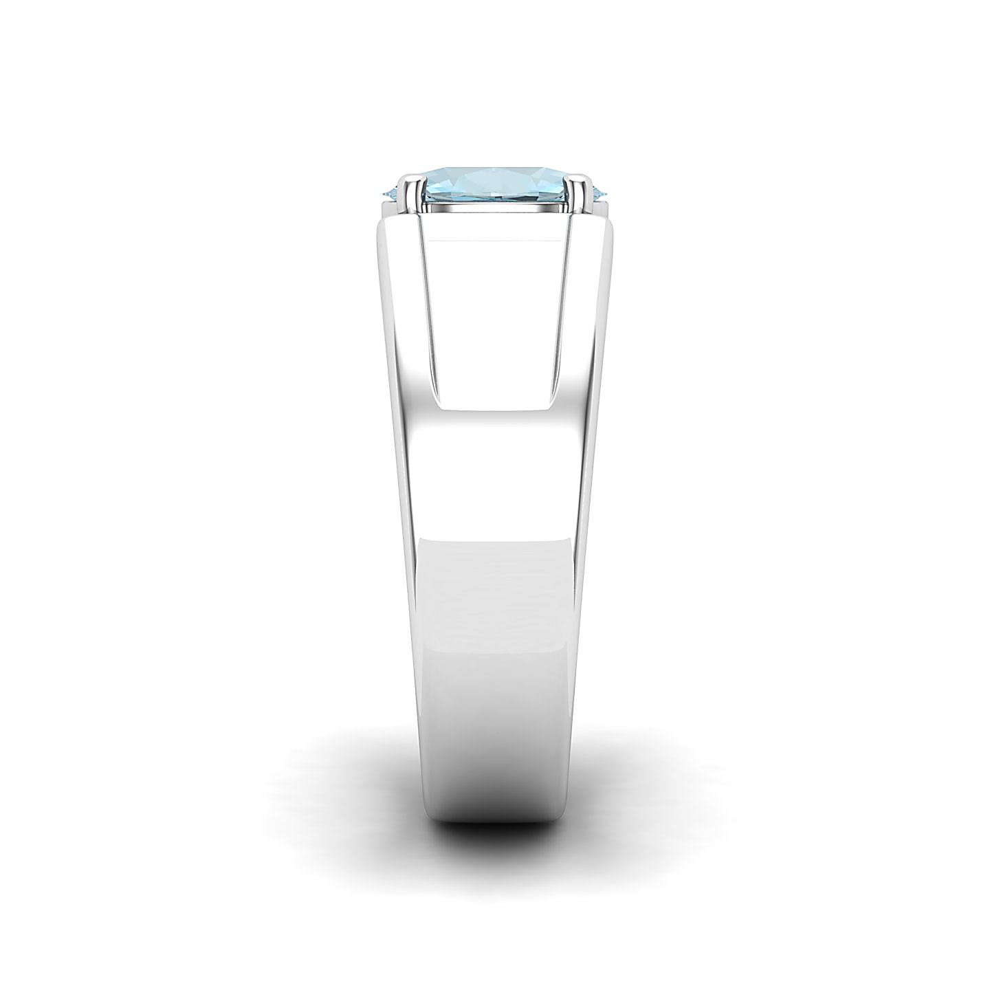 The Splendour Aquamarine Gold Ring