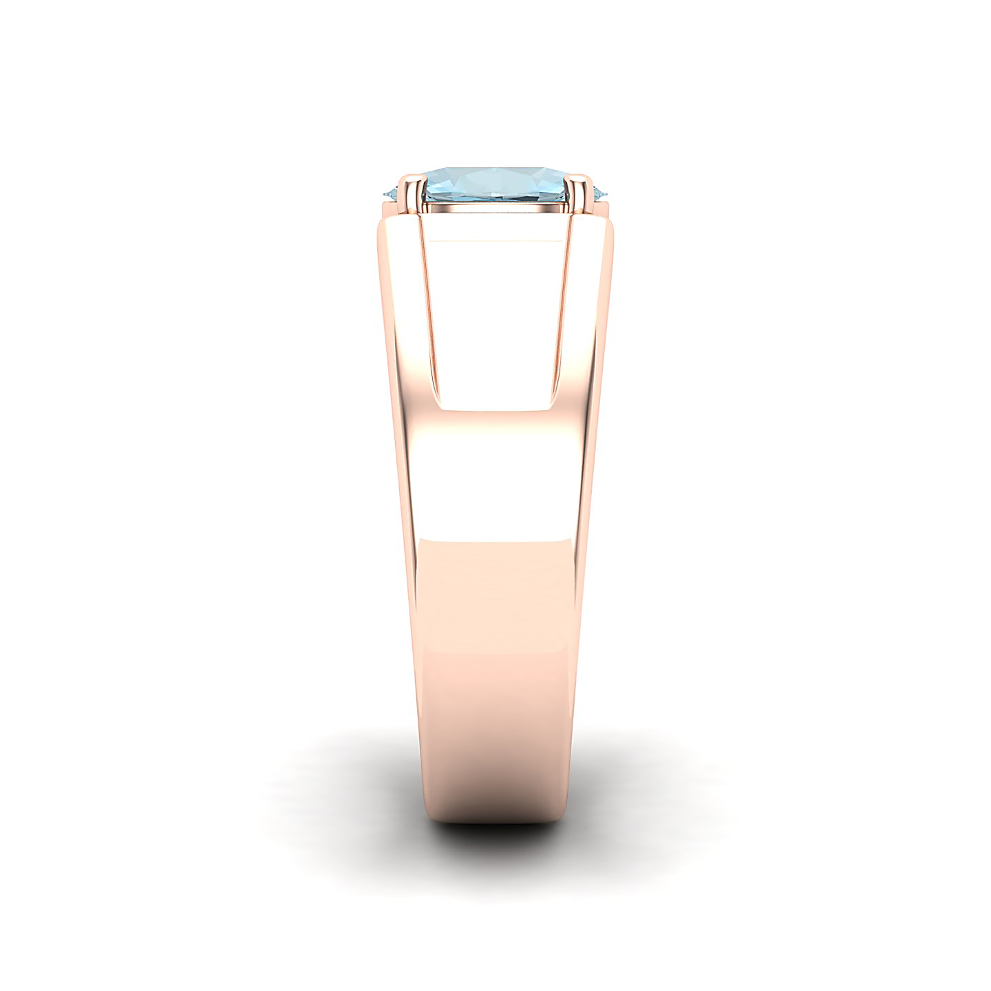 The Splendour Aquamarine Gold Ring