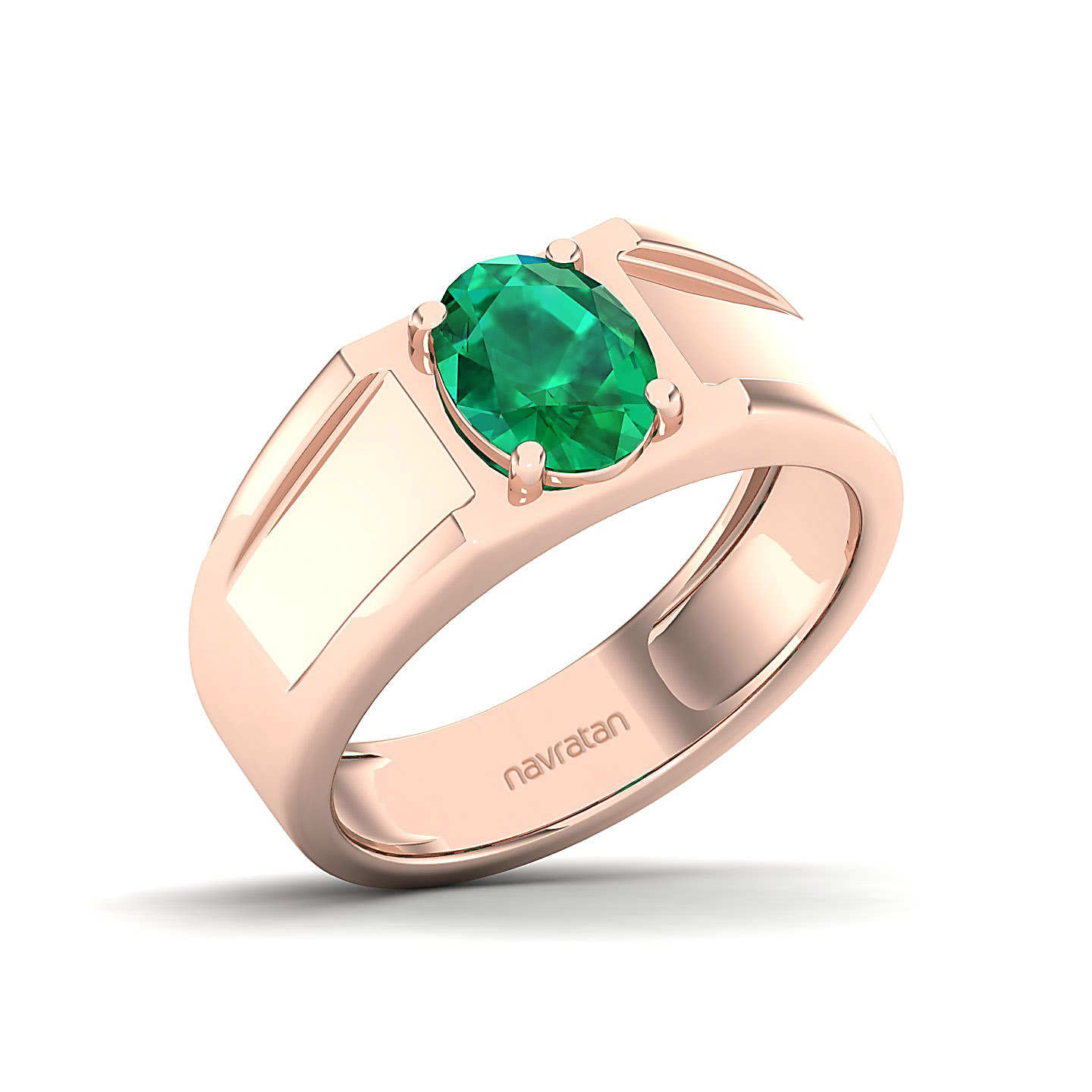 The Splendour Emerald Gold Ring