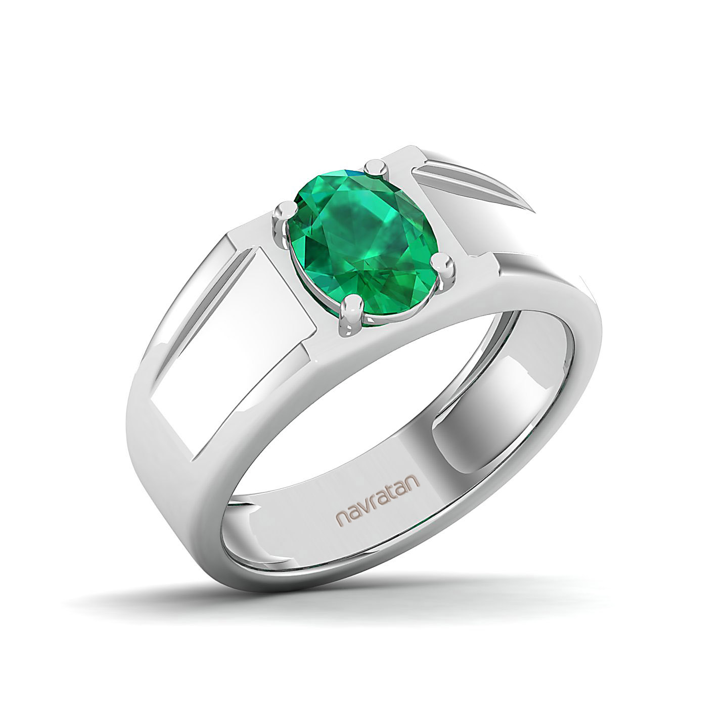 The Splendour Emerald Gold Ring