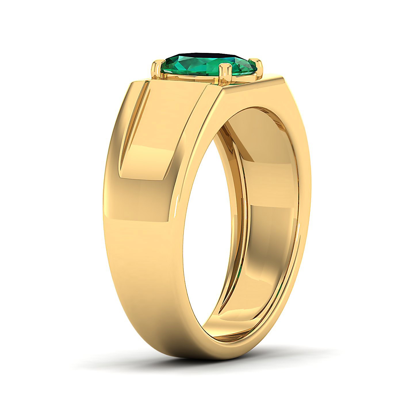 The Splendour Emerald Gold Ring