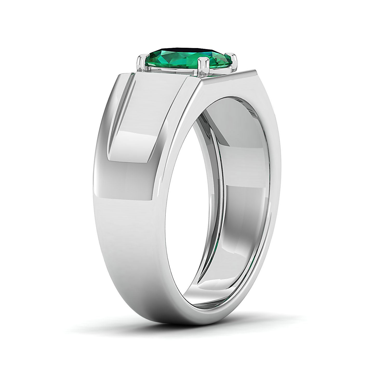 The Splendour Emerald Gold Ring