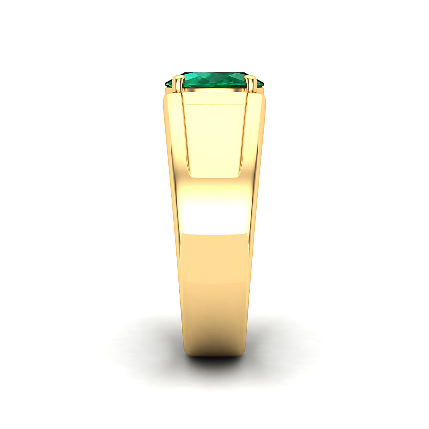 The Splendour Emerald Gold Ring