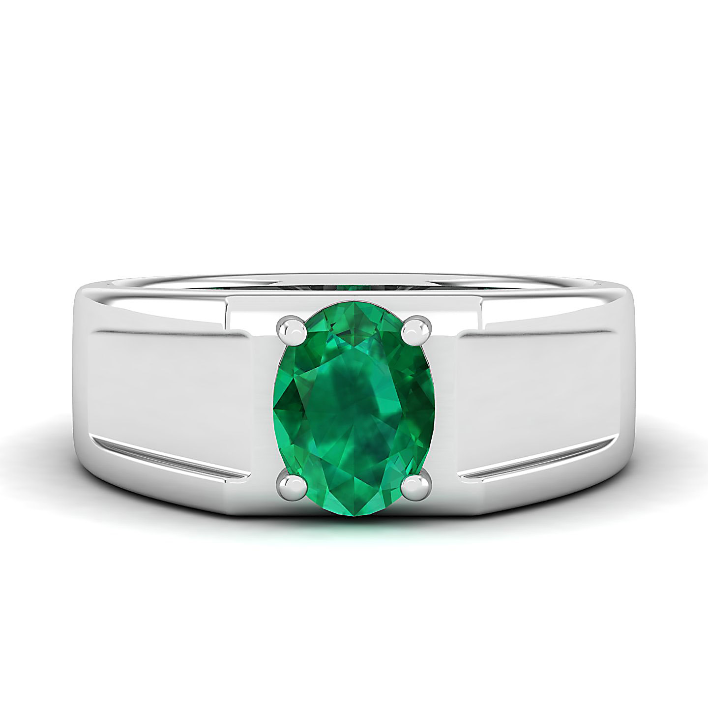 The Splendour Emerald Gold Ring