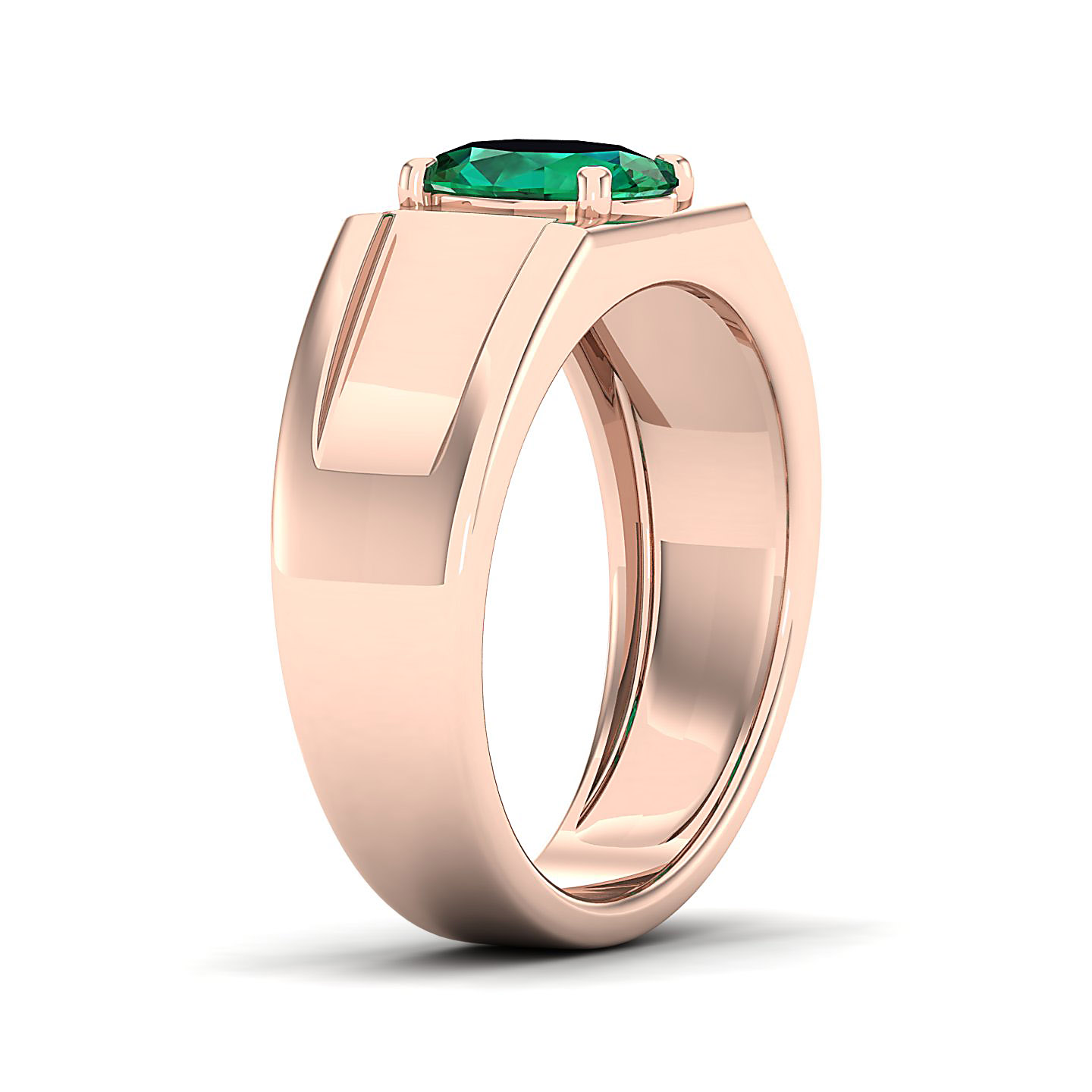 The Splendour Emerald Gold Ring