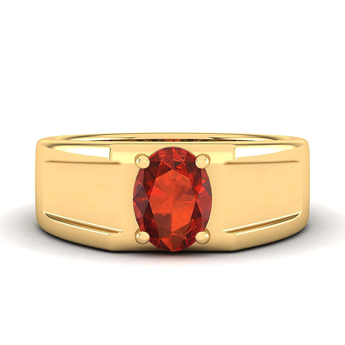The Splendour Hessonite Gold Ring