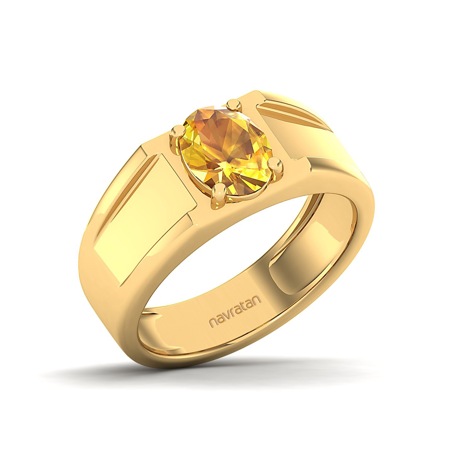 The Splendour Yellow Sapphire Gold Ring