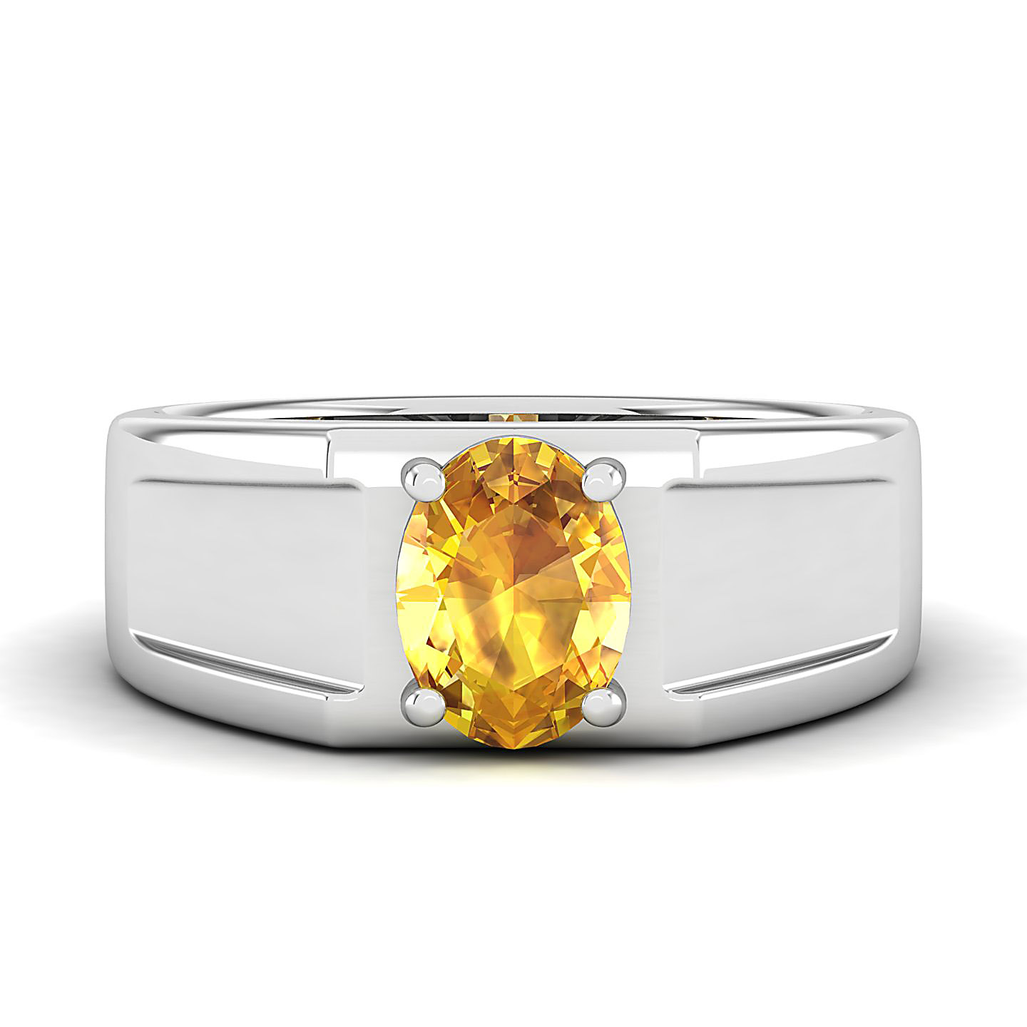 The Splendour Yellow Sapphire Gold Ring