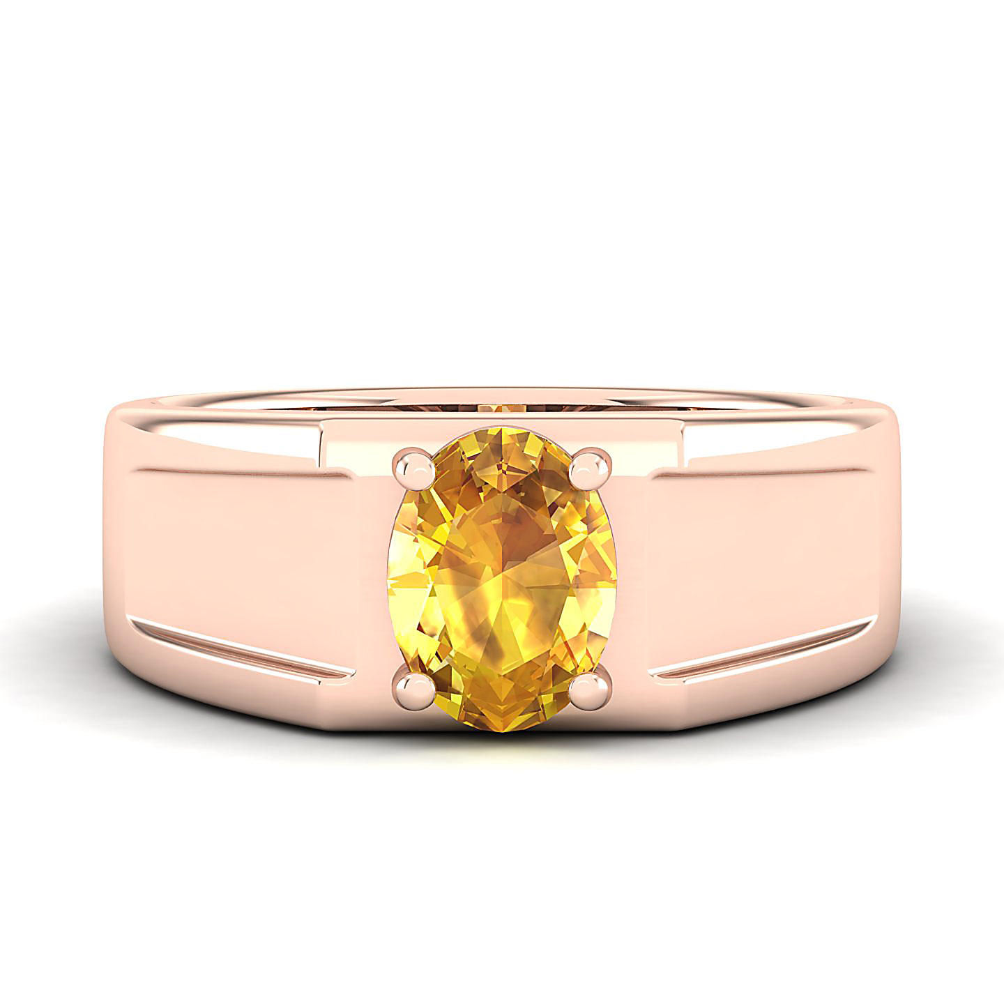 The Splendour Yellow Sapphire Gold Ring