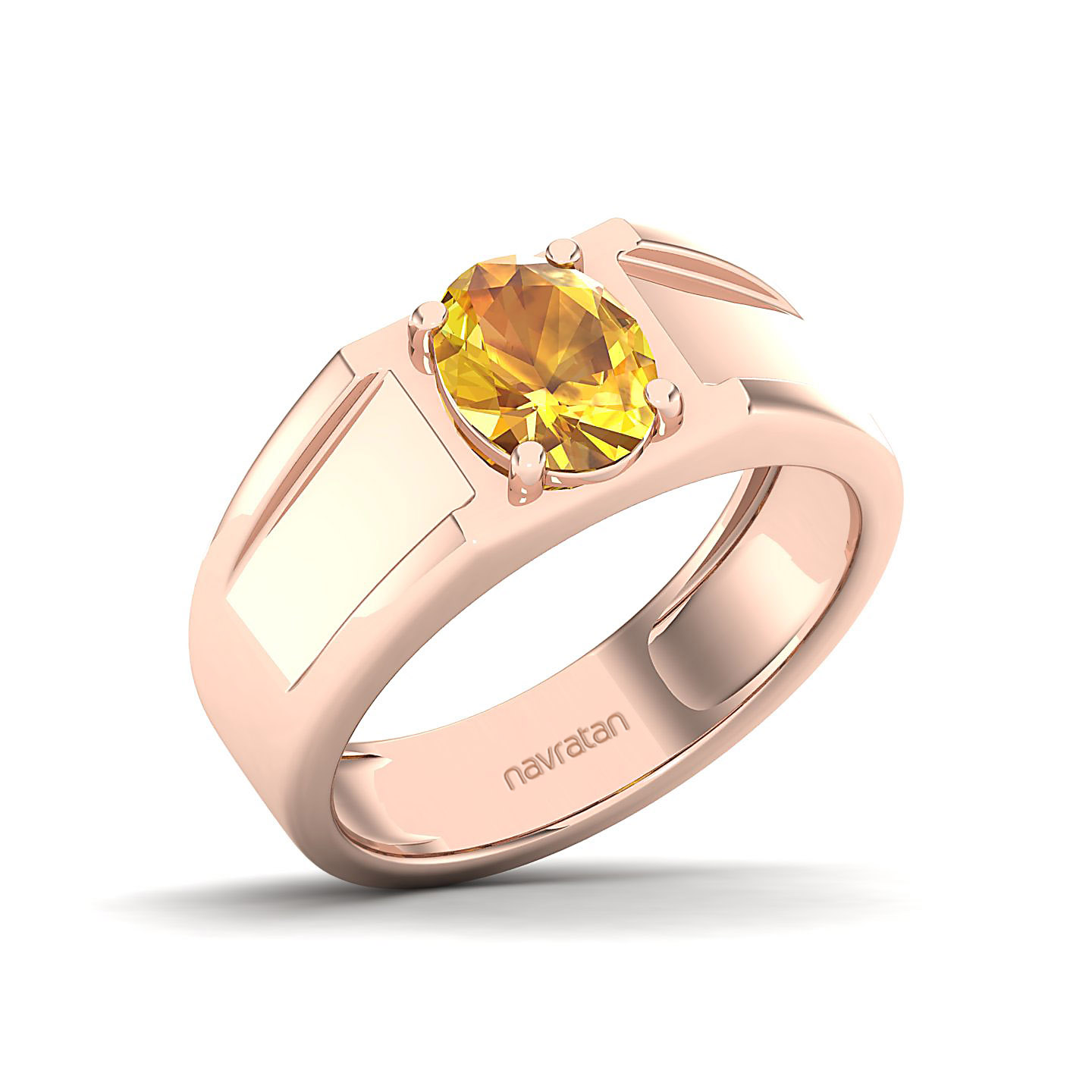 The Splendour Yellow Sapphire Gold Ring