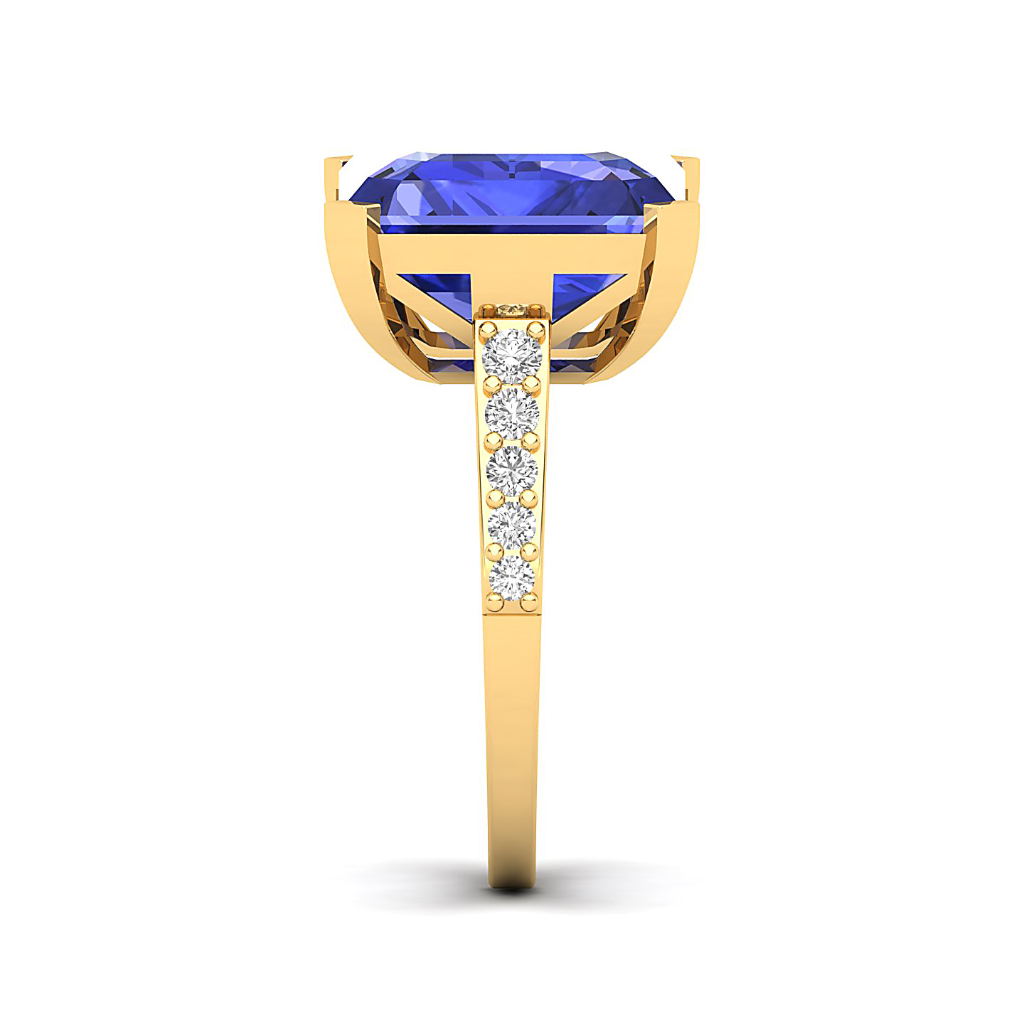 The Subtle Single Stone Tanzanite Ring