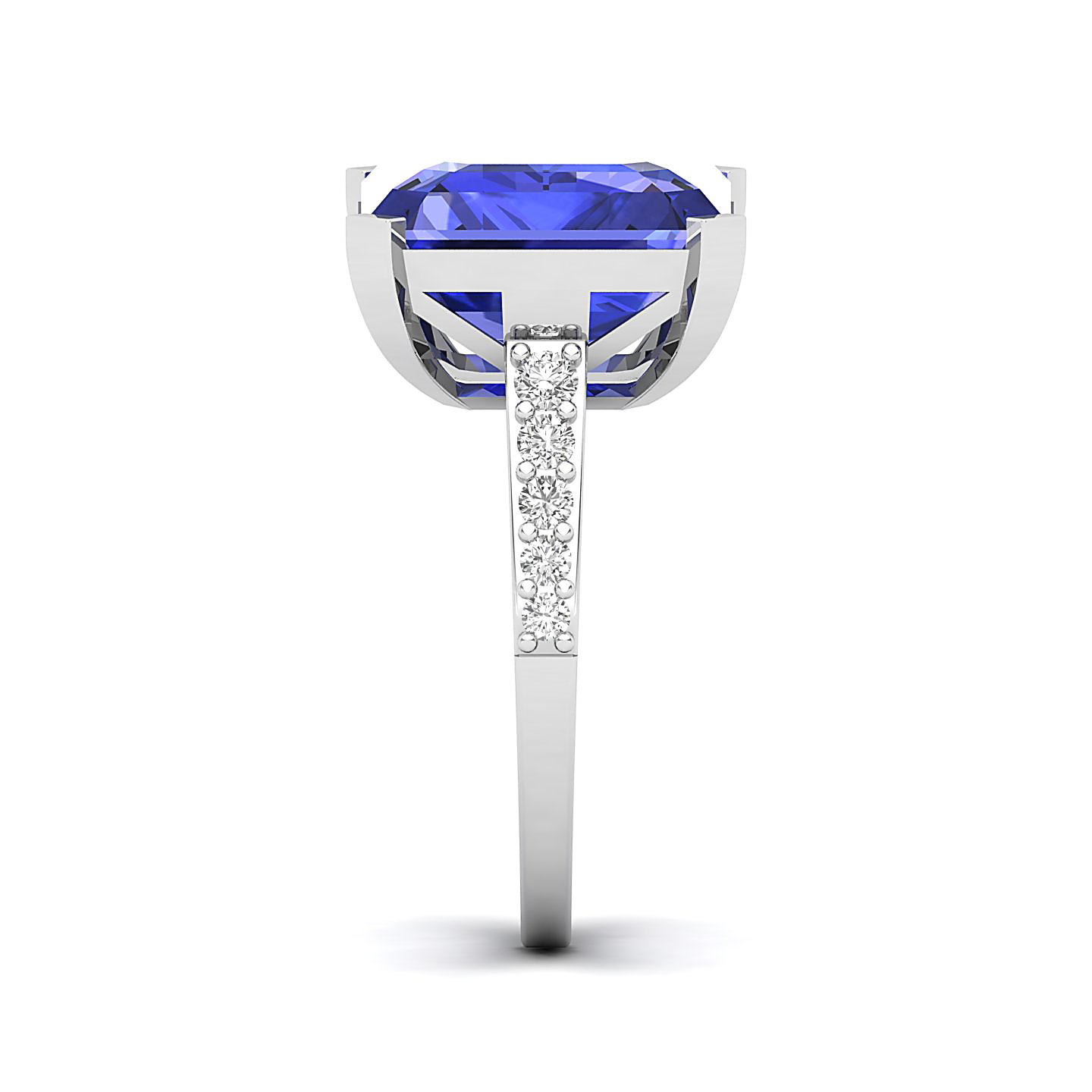 The Subtle Single Stone Tanzanite Ring