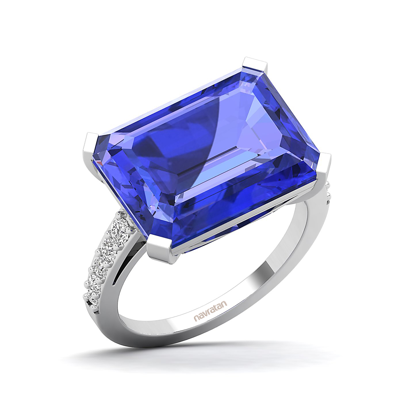 The Subtle Single Stone Tanzanite Ring