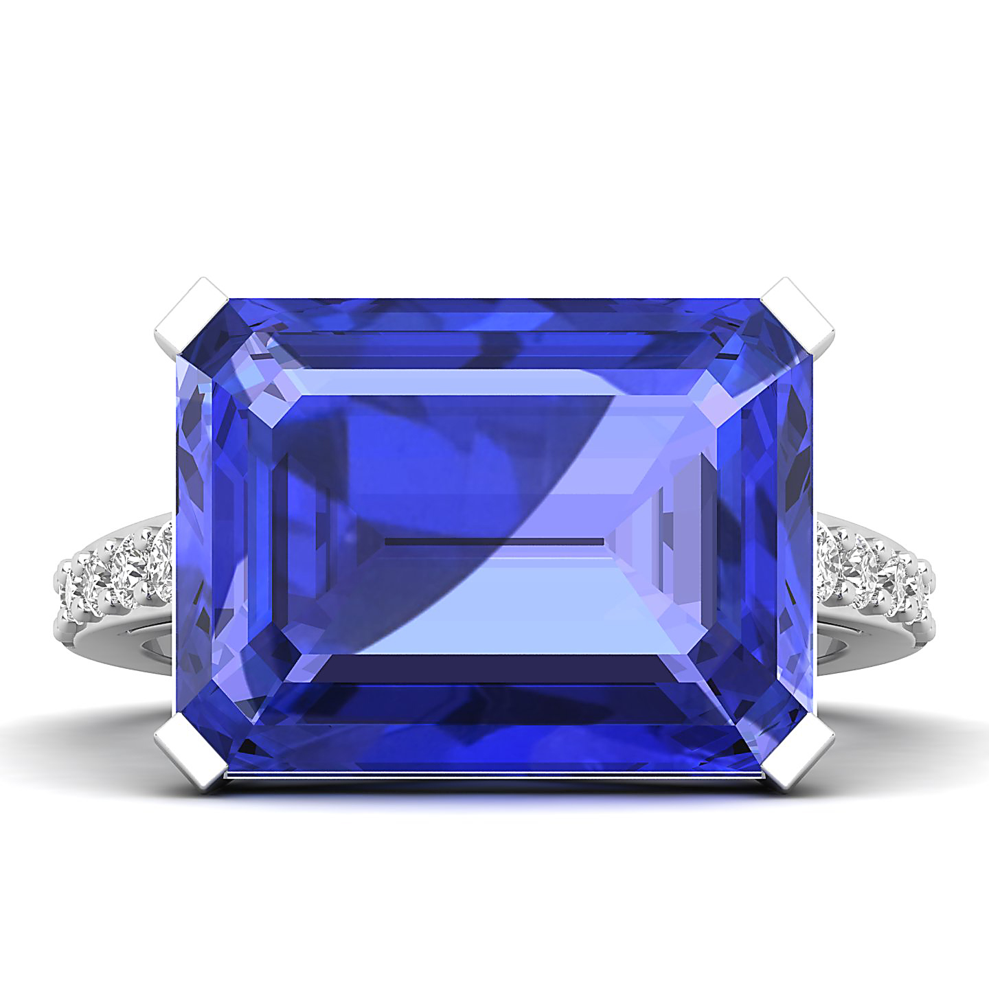 The Subtle Single Stone Tanzanite Ring