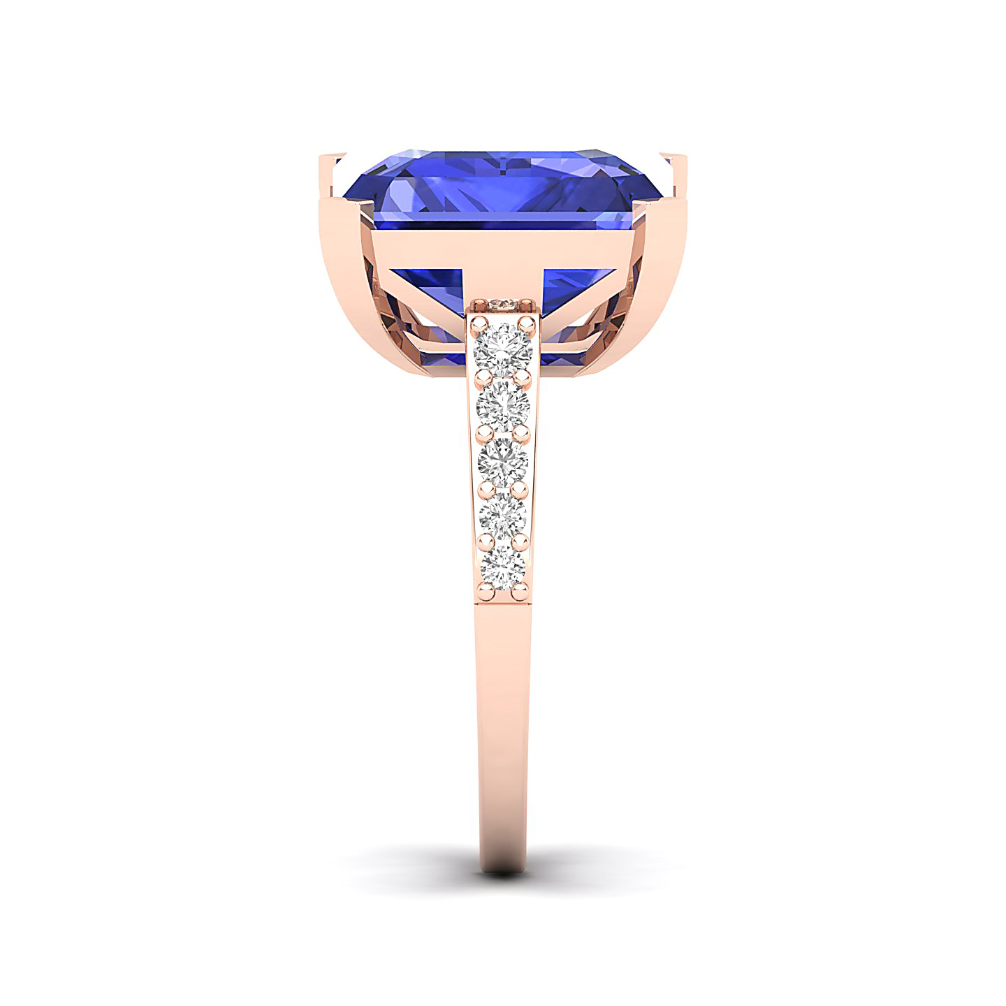 The Subtle Single Stone Tanzanite Ring