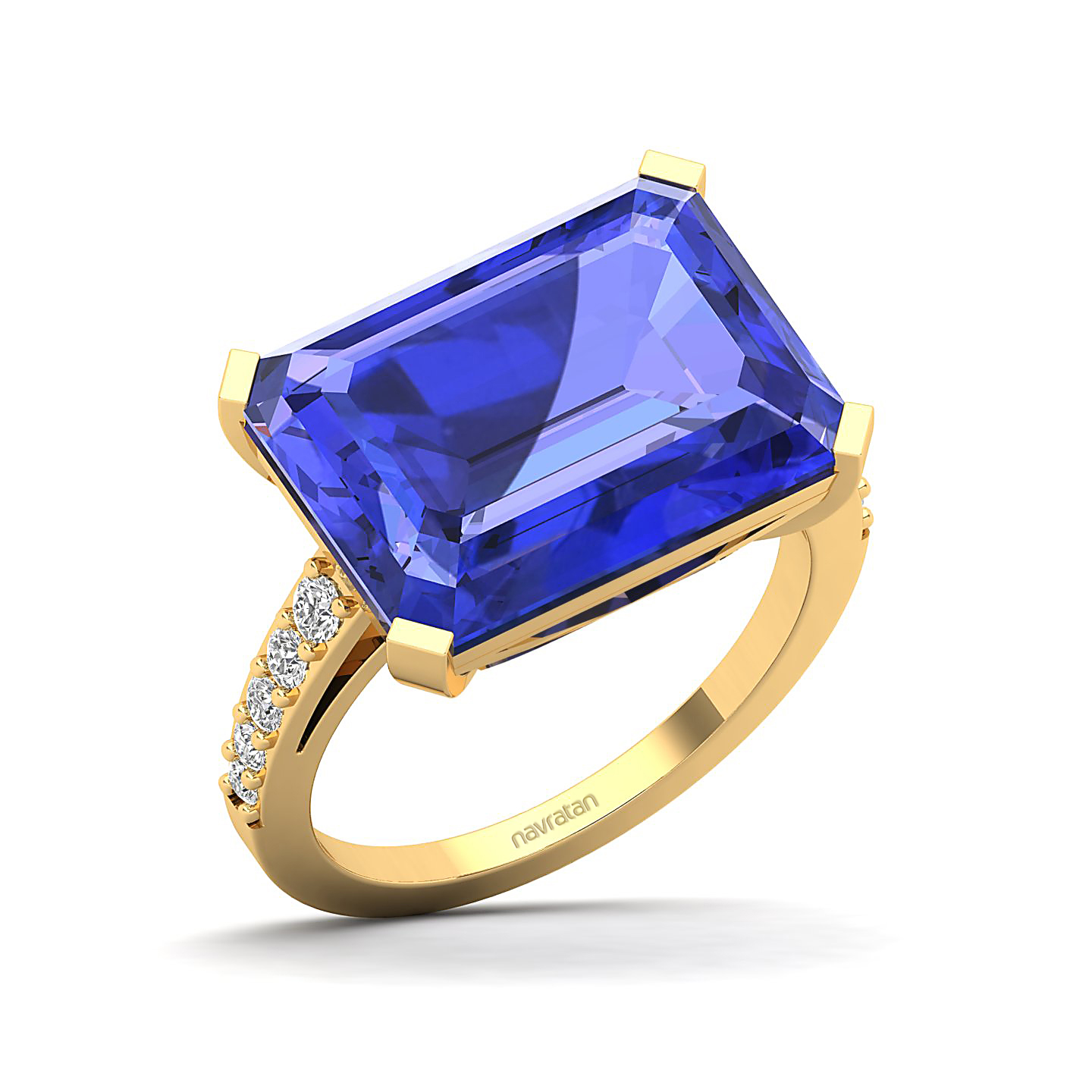 The Subtle Single Stone Tanzanite Ring