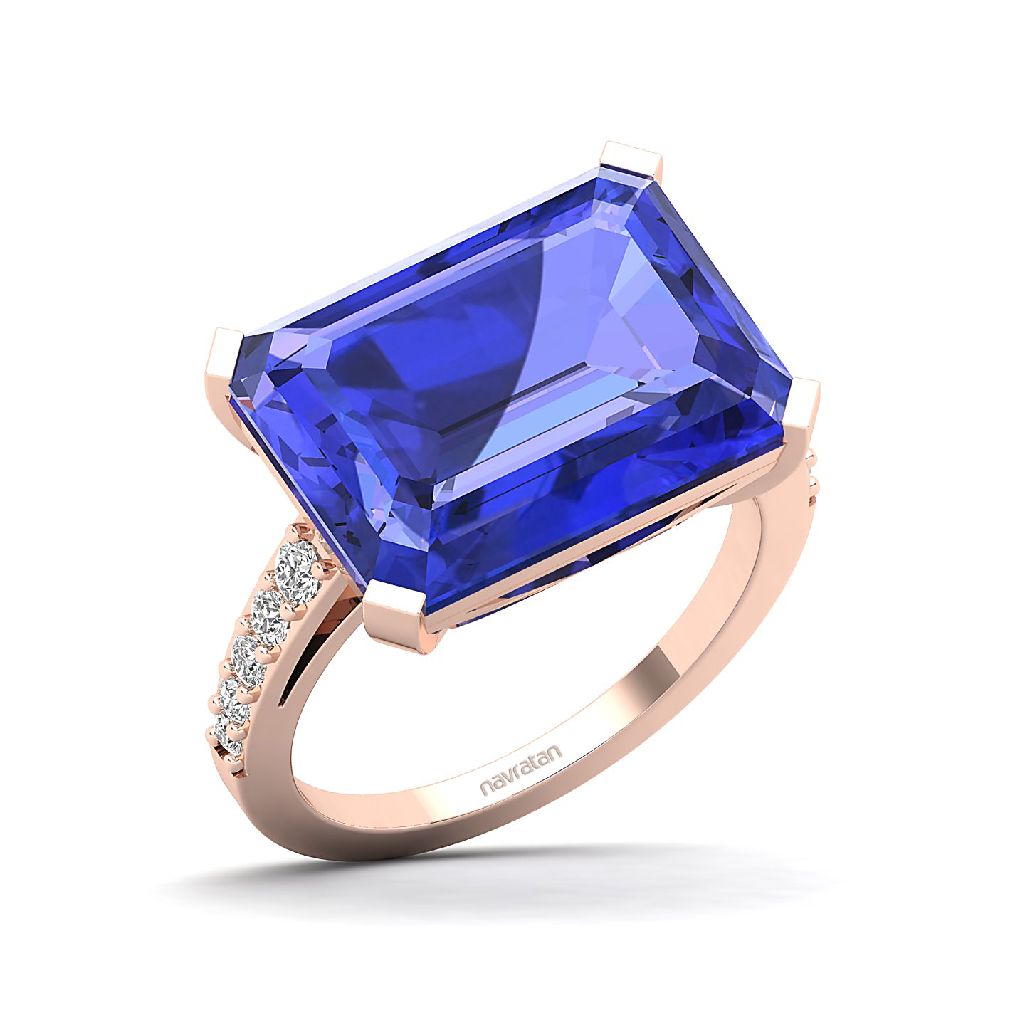 The Subtle Single Stone Tanzanite Ring